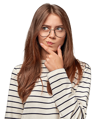 lady thinking